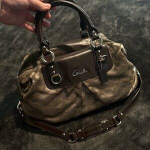Coach Brown Ashley satchel
